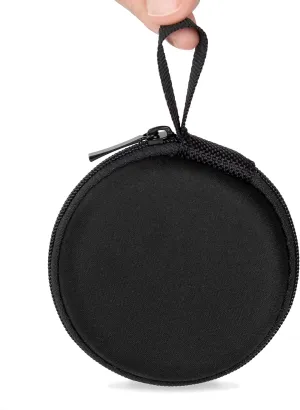 Ginsco Mini-Portable Hard Shell Earbuds Case for Apple EarPods Headphones USB-C Wired Ear Buds, for Samsung Galaxy Wired Earbuds, for JBL Endurance Run 2, Travel Case for Earphones and Earplugs