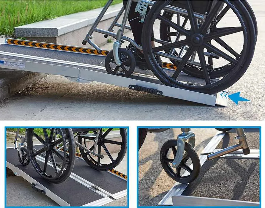 Heavy Duty Portable Temporary Home Wheelchair Stair Ramp