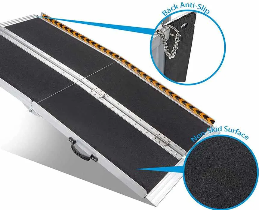 Heavy Duty Portable Temporary Home Wheelchair Stair Ramp