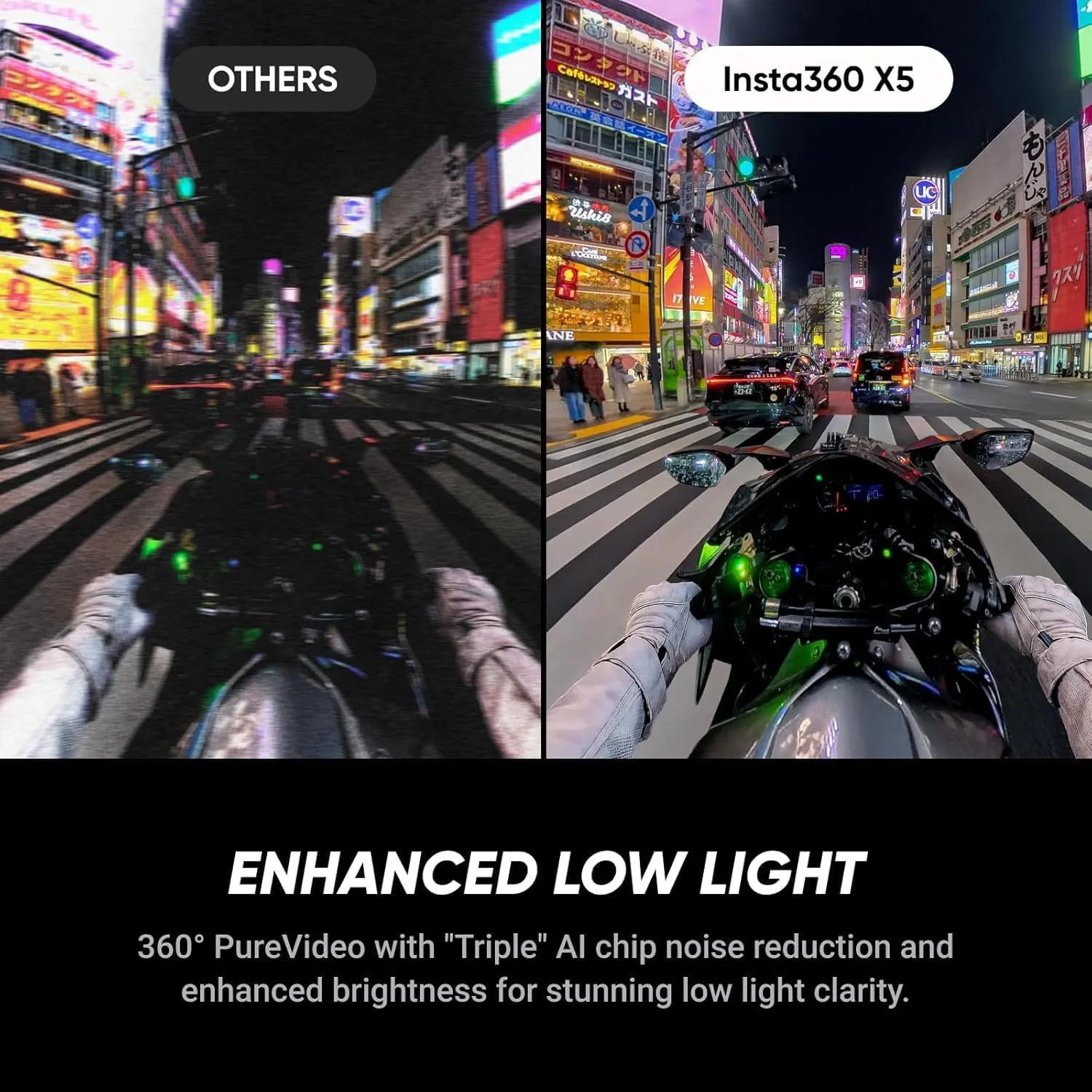 Insta360 X5 Extended Selfie Stick Drone View Bundle ((3m/9.8ft))-8K Waterproof 360 Action Camera with 1/1.28" 48MP Sensors, 8K 360 HDR Video|Bundle Includes 3m Selfie Stick, Lens Cap (No Card)