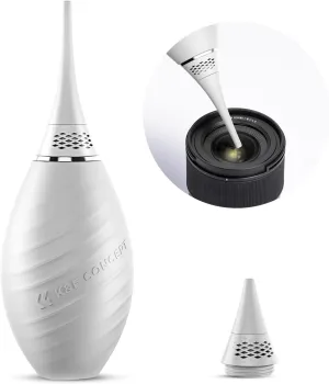 K&F Concept Air Blower, with Long Nozzle/Short Nozzle Switch Design, Single Air Intake Camera Lens Blower, for Digital SLR Lens Sensor LCD Screens Musical Instruments Keyboards Telescope Filters