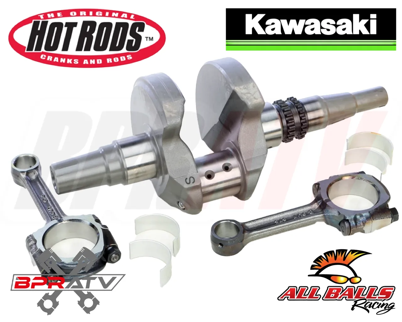 Kawasaki KFX700 KFX Bottom End Hotrods Crank Rods Rebuild NGK Plugs 3 Cam Chains