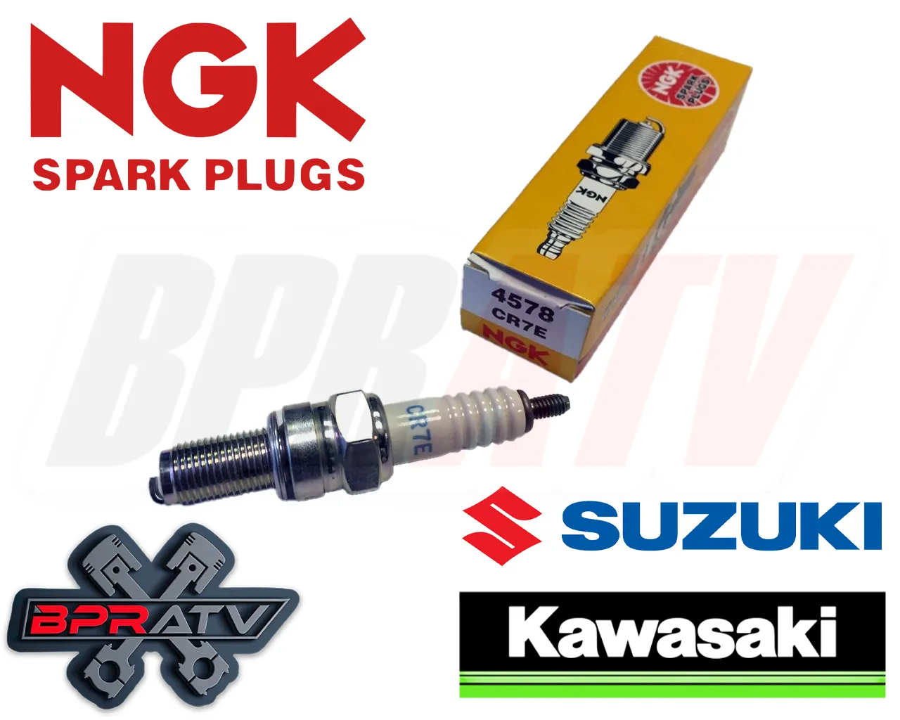 Kawasaki KFX700 KFX Bottom End Hotrods Crank Rods Rebuild NGK Plugs 3 Cam Chains
