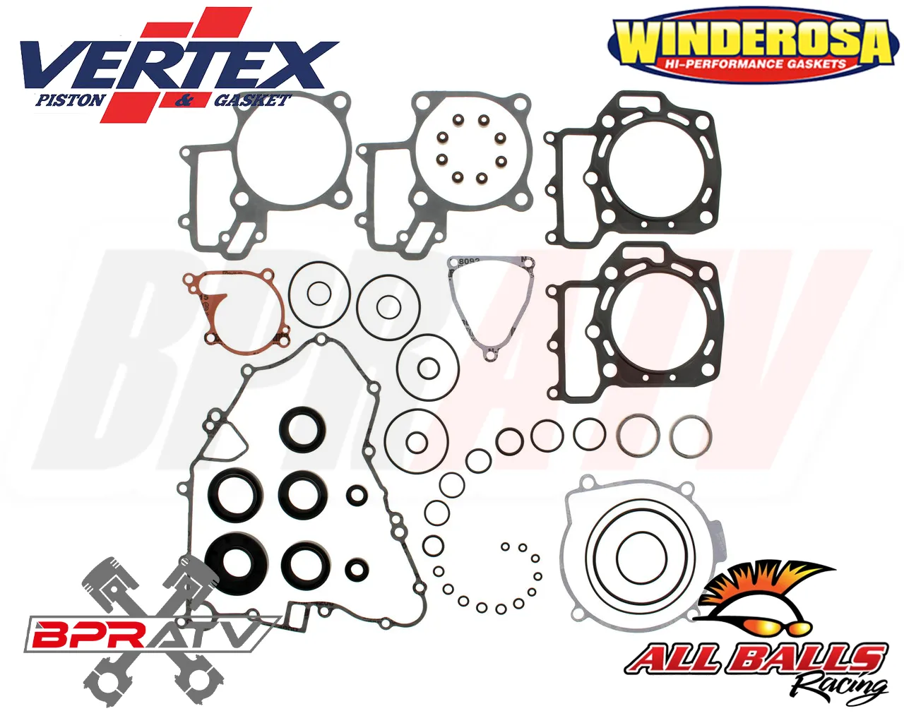 Kawasaki KFX700 KFX Bottom End Hotrods Crank Rods Rebuild NGK Plugs 3 Cam Chains