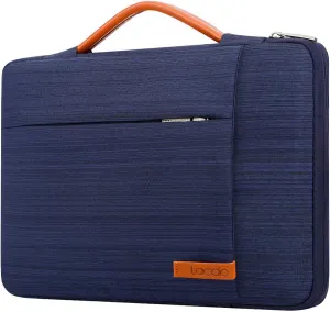 Lacdo 15.6 inch Portable Monitor Case for Most 15.6 inch Portable External Monitor, for Computer Laptop External Display Protective Carrying Sleeve Bag with Accessory Pocket, Blue