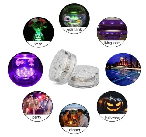 LED Pool Lights - Underwater Remote LED Swimming Pool Lights