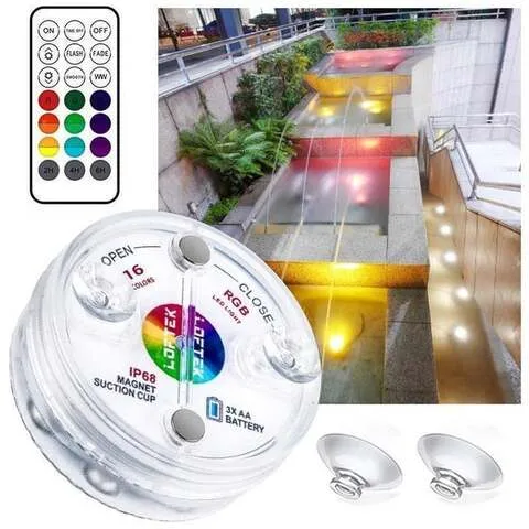 LED Pool Lights - Underwater Remote LED Swimming Pool Lights