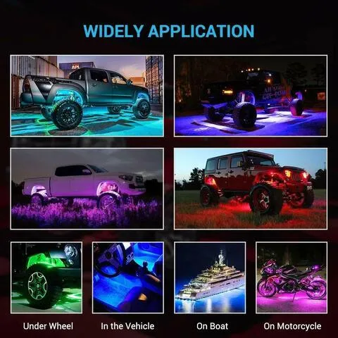 LED Rock Lights - Neon Pods Light Kit