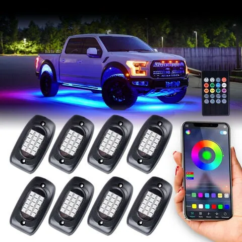 LED Rock Lights - Neon Pods Light Kit