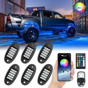 LED Rock Lights - Neon Pods Light Kit