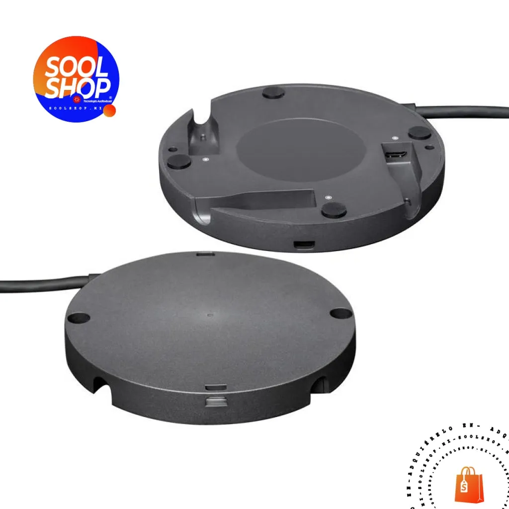 Logitech  939-001647 Hub de base de micrfono - 10.2cm Ancho x 10.2cm Profundidad x 1.6cm Altura