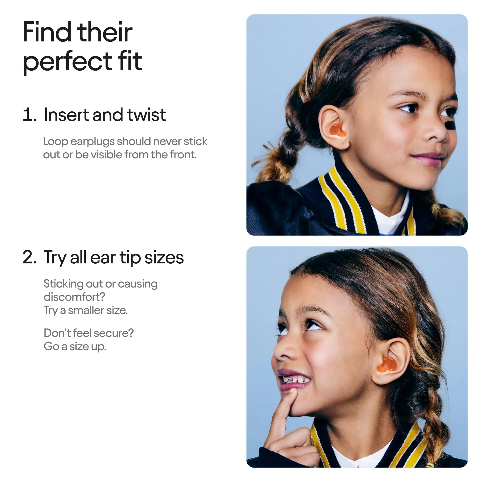 Loop Engage Kids 2 Ear Plugs (6-12yrs)  Reusable Everyday Noise Relief for Kids | Kids Earplugs for Focus, Anxiety, Stress, School, Home, Playtime  16 dB Noise Reduction Ear Plugs