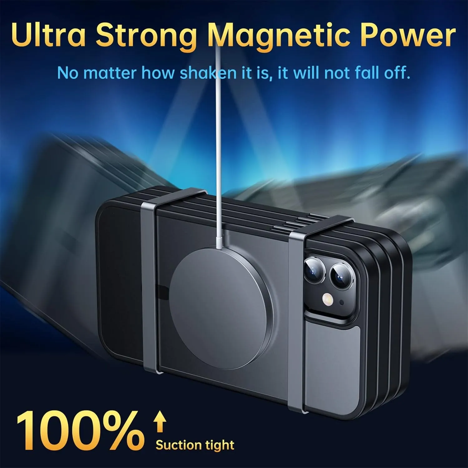 Magnetic for iPhone 11 Case, [Military Grade Drop Tested] [Compatible with MagSafe] Shockproof Translucent Hard Back Soft Slim Protective Case for iPhone 11, Black