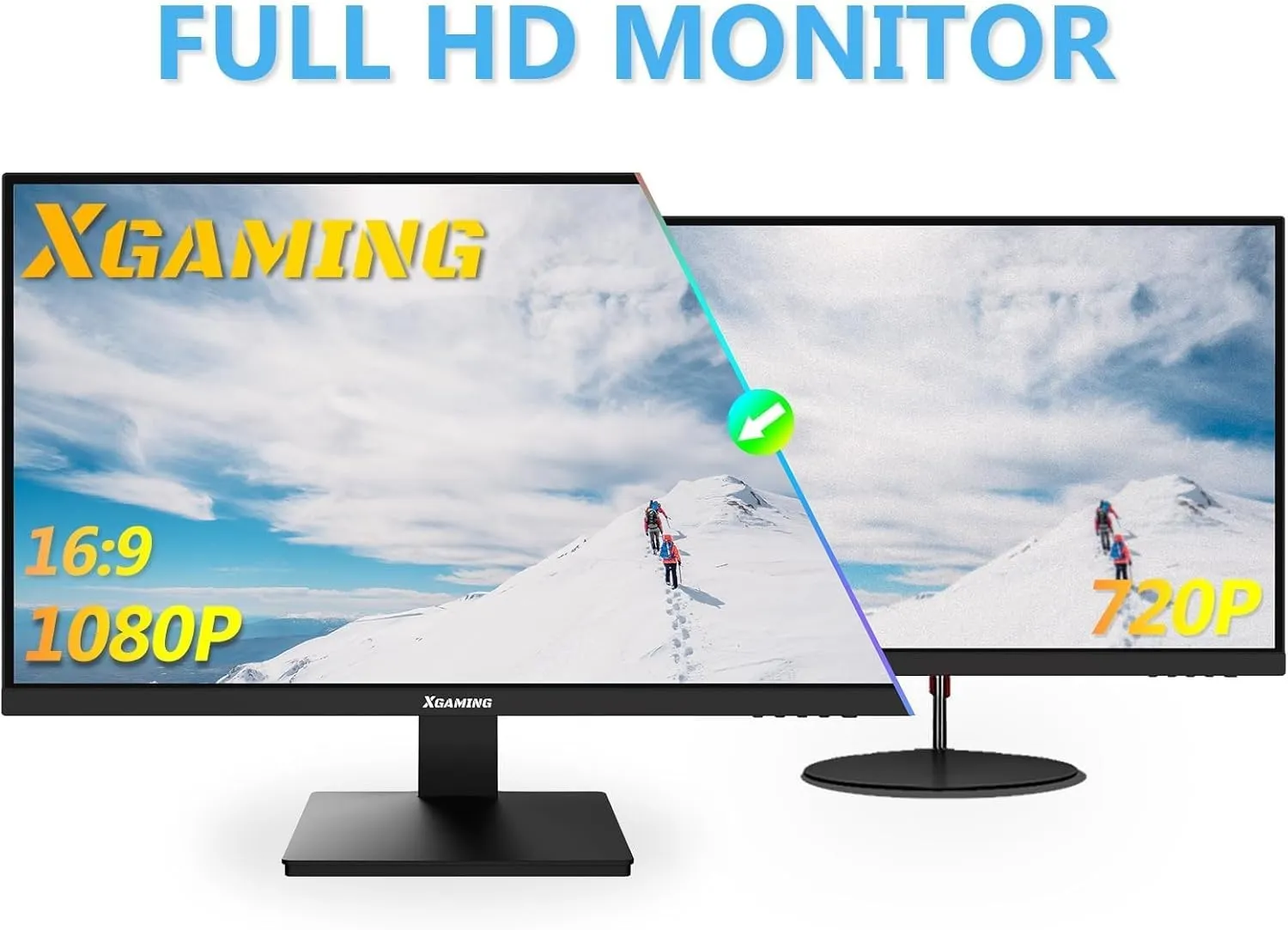 memzuoix 27 Inch Computer Monitor 100Hz FHD,1920 x 1080P Gaming Monitor with HDMI VGA Display Ports,3ms Response,Dual Speakers,FreeSync,100100mm VESA Mount,IPS Screen for Gaming Home Office