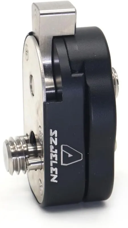 Mini Quick Release Plate System with 3/8 Screws M3 for Camera Monitors, Arms, Accessories, Microphones, Key Lights (Black)