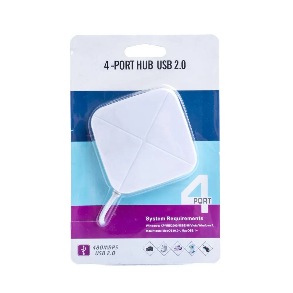 (MR.DIY) Hi-Speed 4-Port USB 2.0 Hub Extension 480mbps