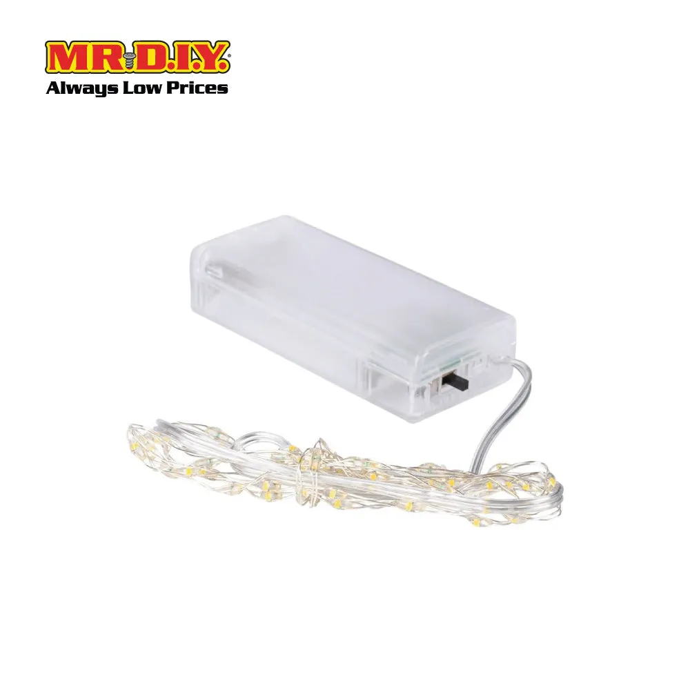 (MR.DIY) LED Battery Colorful Decoration Copper Wire Strip Fairy Light 3 Modes (3M)