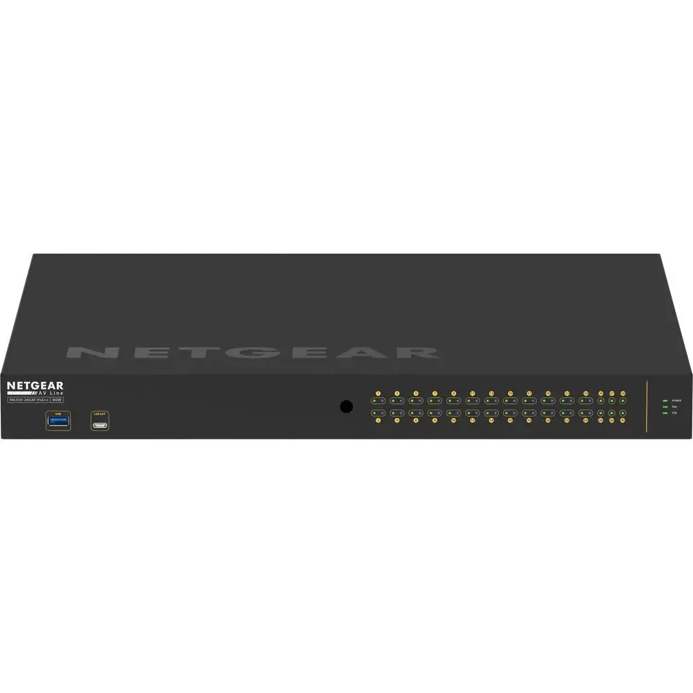 Netgear AV Line M4250 GSM4230UP 24-Port Gigabit PoE   Compliant Managed Network Switch with SFP (1440W)