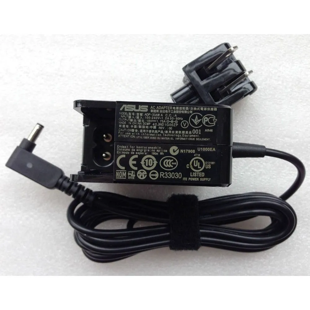 New Genuine Asus VivoBook F202E F202E-CT059H F202E-CT148H AC Adapter Charger 33W