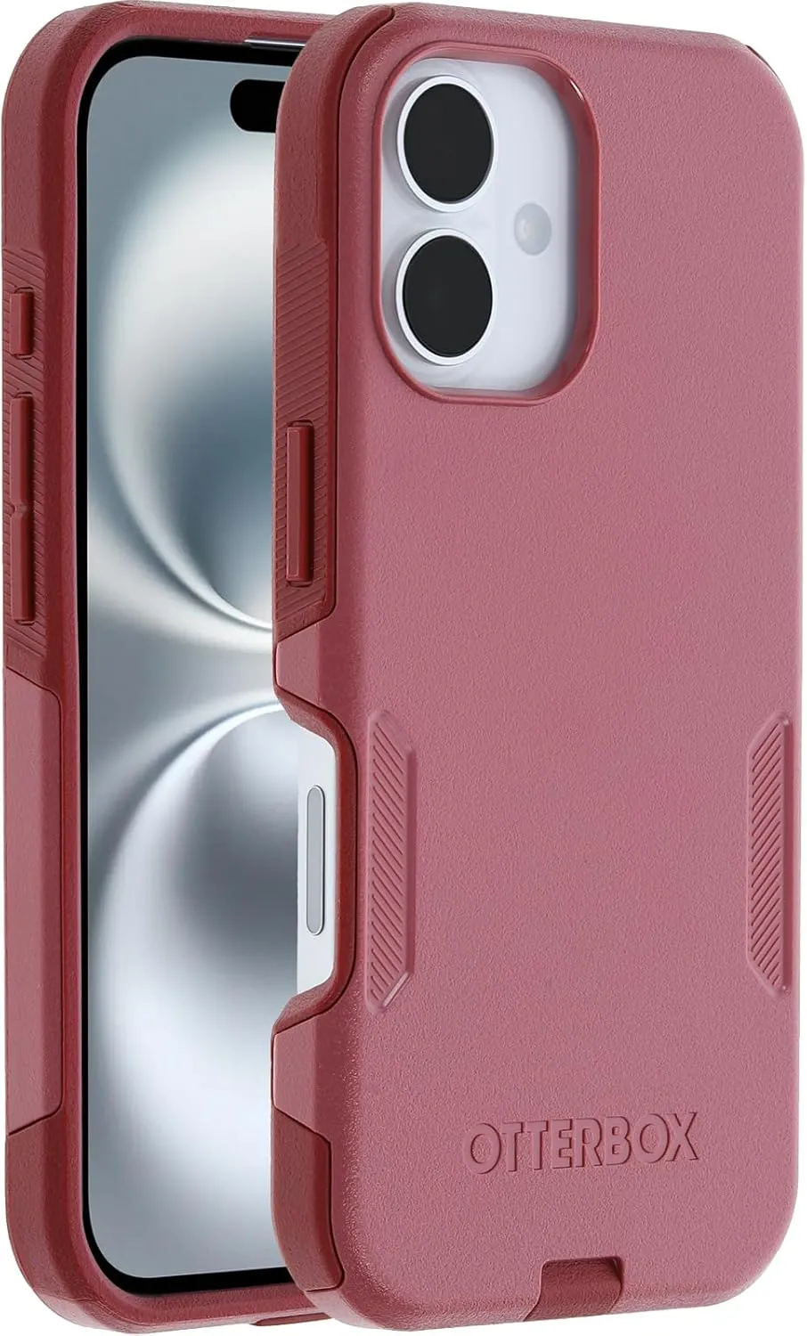 OtterBox iPhone 16 Commuter Series Case - Foxberry Pink