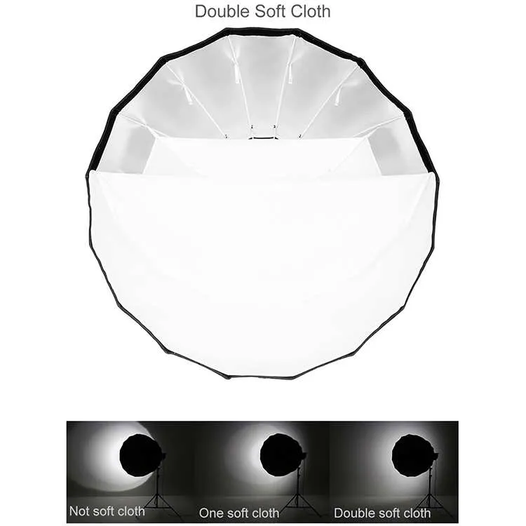 P90L 90CM Photo Studio Soft box Godox Deep Parabolic Bowens Mount Softbox For Flash Speedlite Reflector