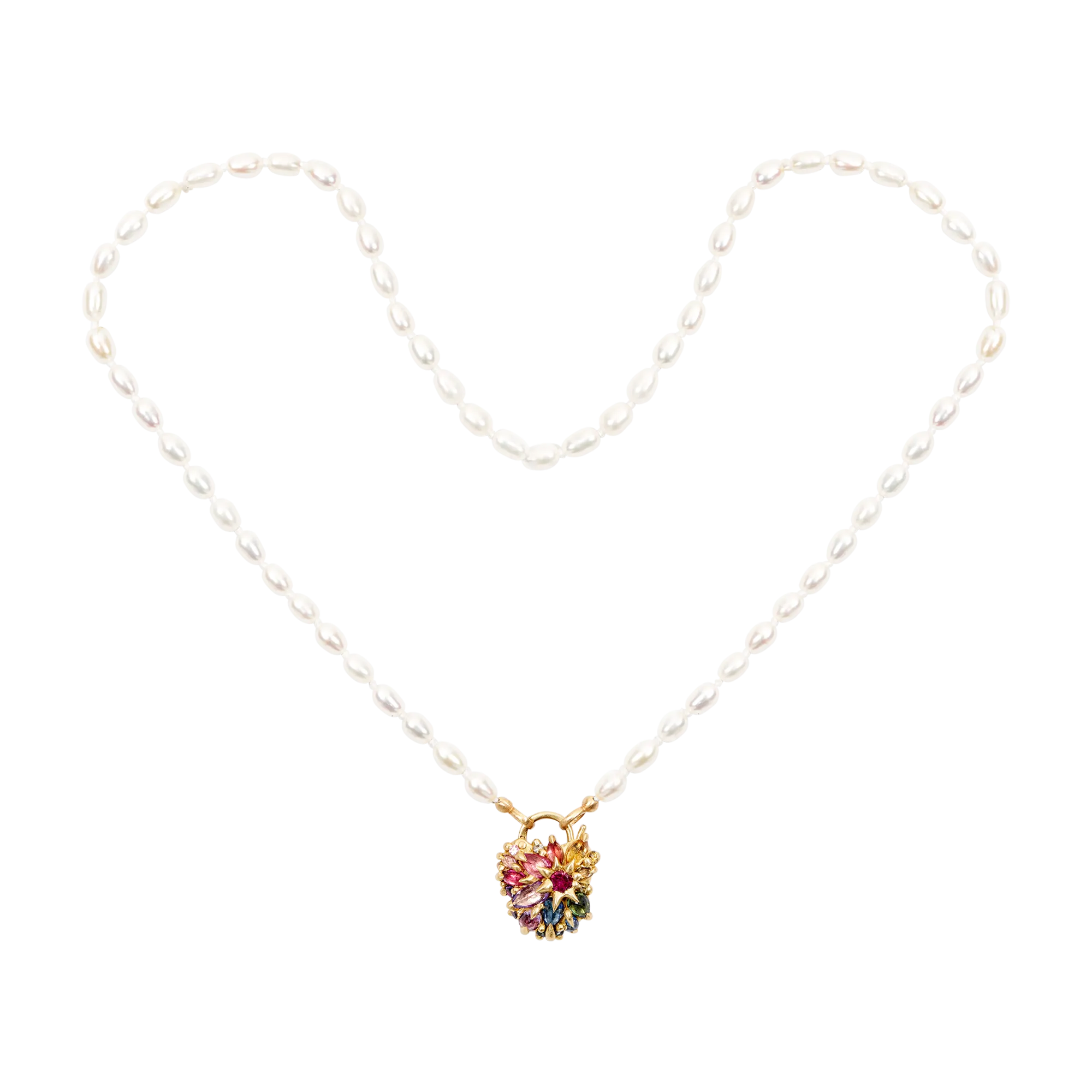 Petite White Oval Seed Pearl Strand - Made to Order