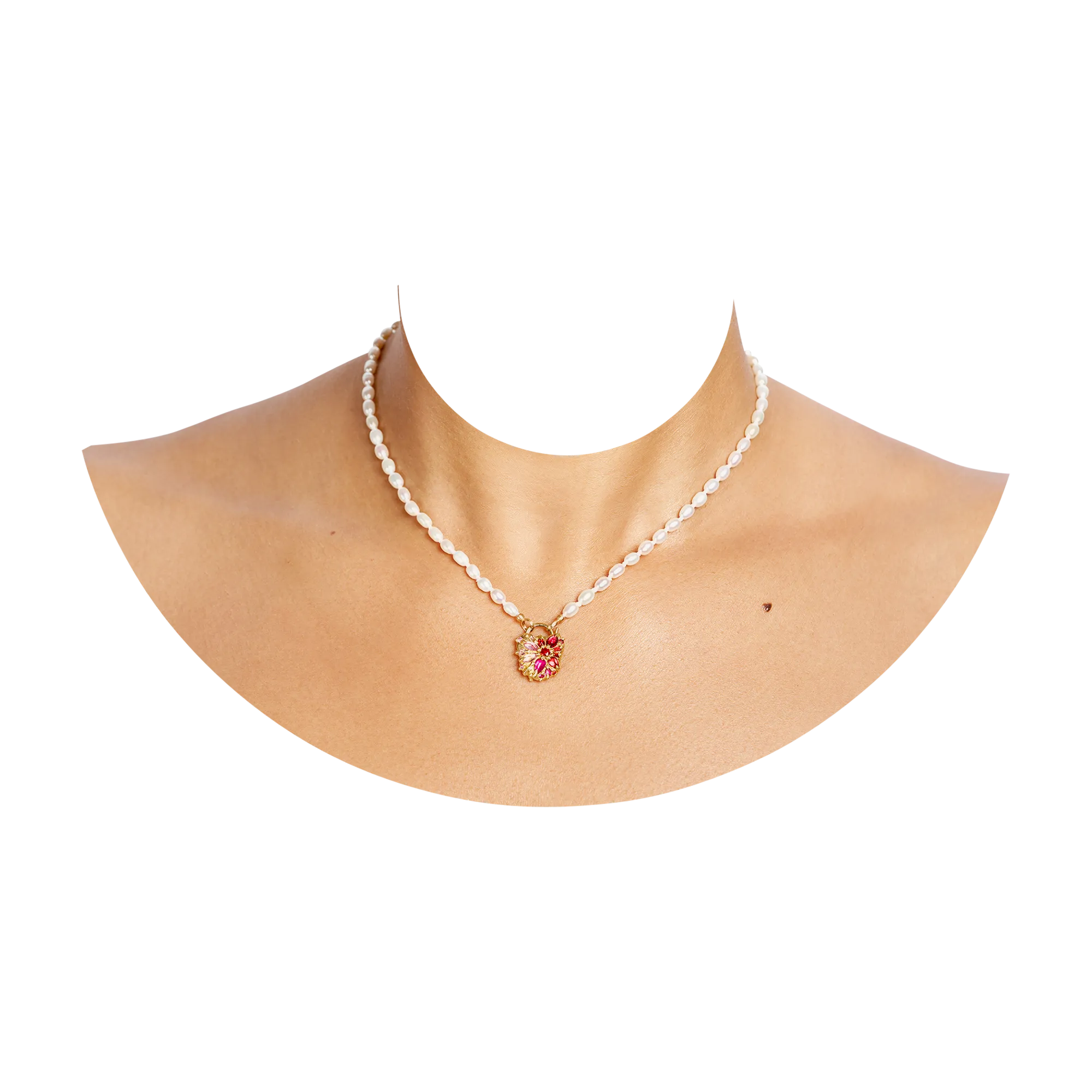 Petite White Oval Seed Pearl Strand - Made to Order