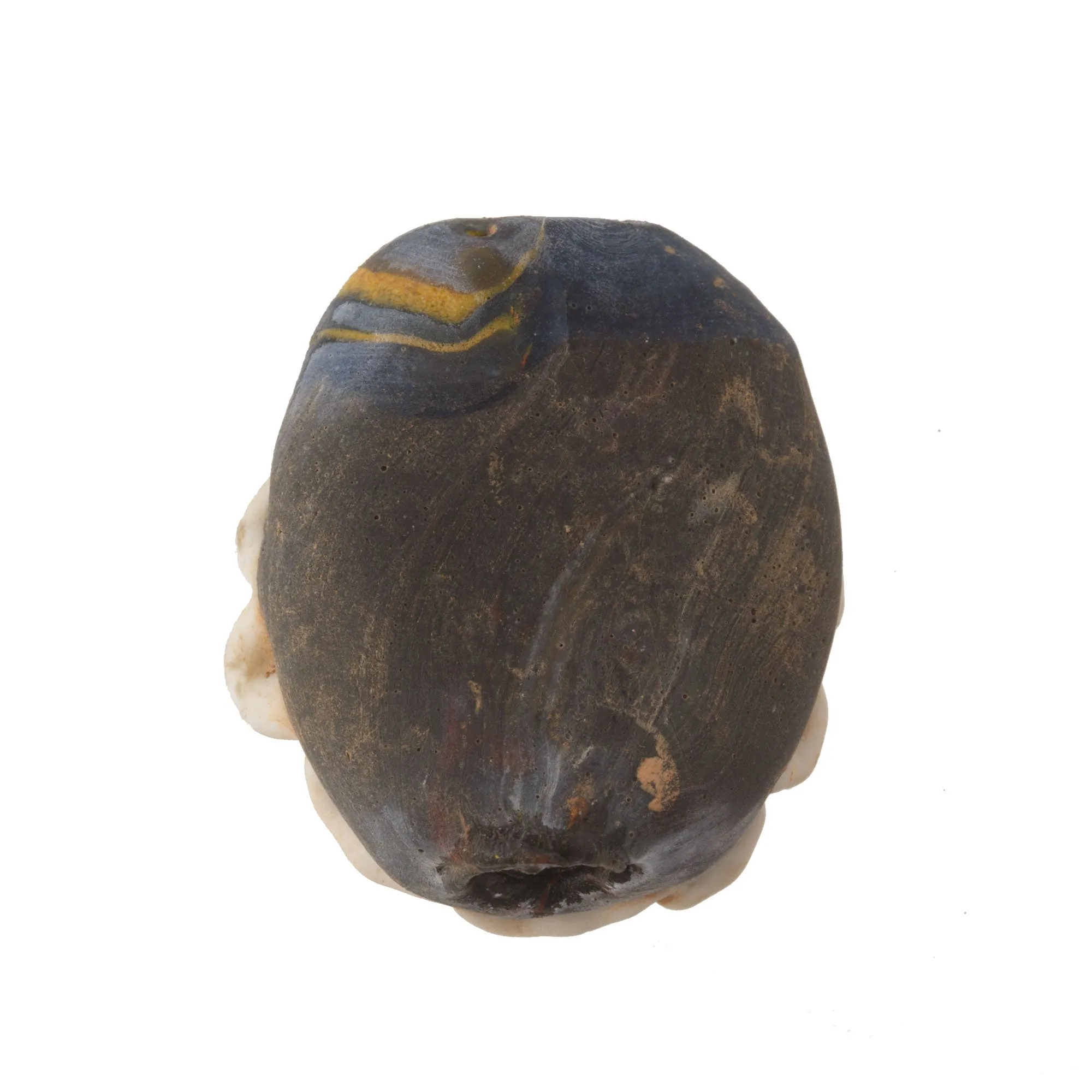 Phoenician Head with White hair, beard. Pendant, reproduction. Pkg 1. B1-2073
