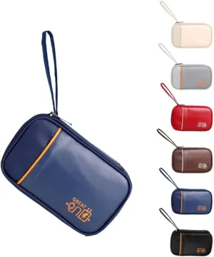 Portable Travel Cable Organizer Pouch Electronic Accessories Carry Case, Waterproof Bag for Cord, Charger, Earphone (Blue)