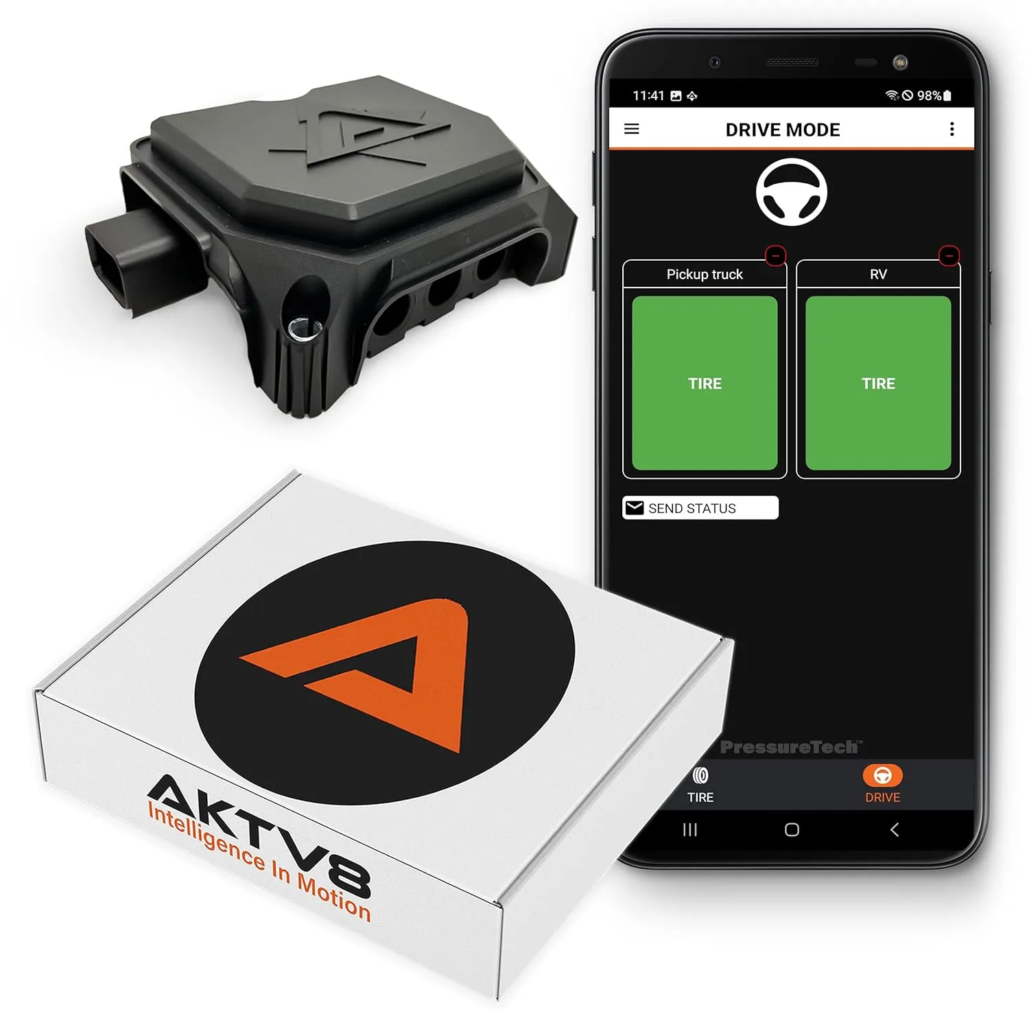PressureTech Range Extender Kit  Bluetooth Signal Booster for RVs and Trailers Using PressureTech TPMS  Easy to Use  (Pack of 1)