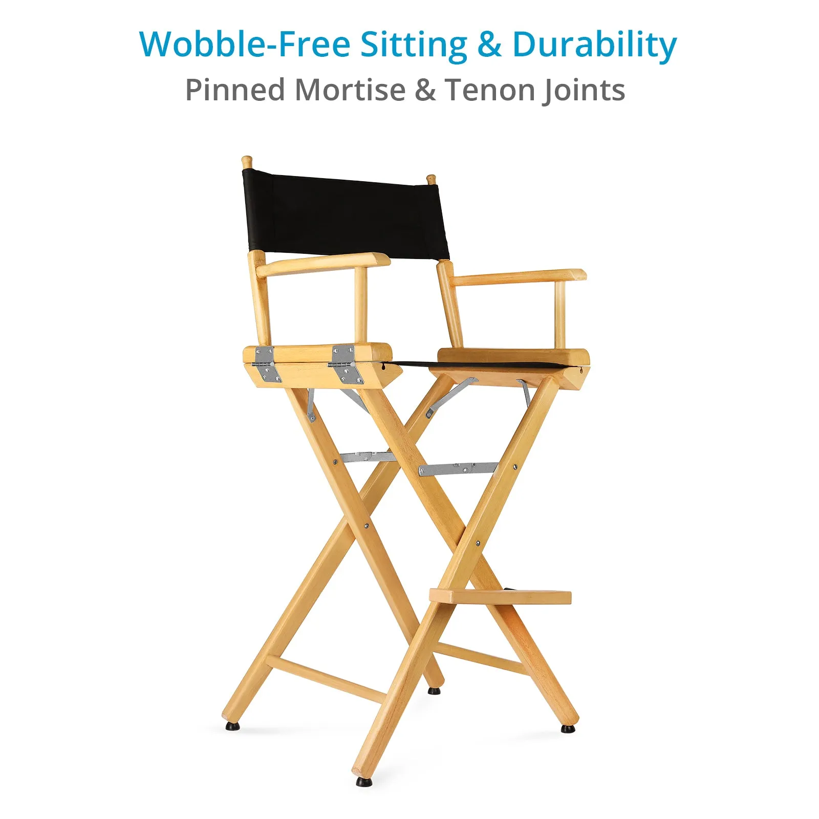 Proaim Foldable 30 Director Chair for Movies, Film Sets, Studios & More