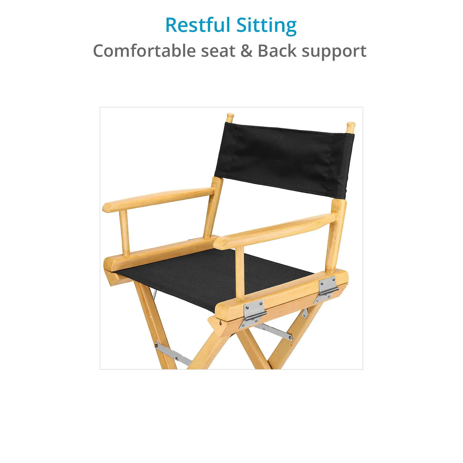 Proaim Foldable 30 Director Chair for Movies, Film Sets, Studios & More