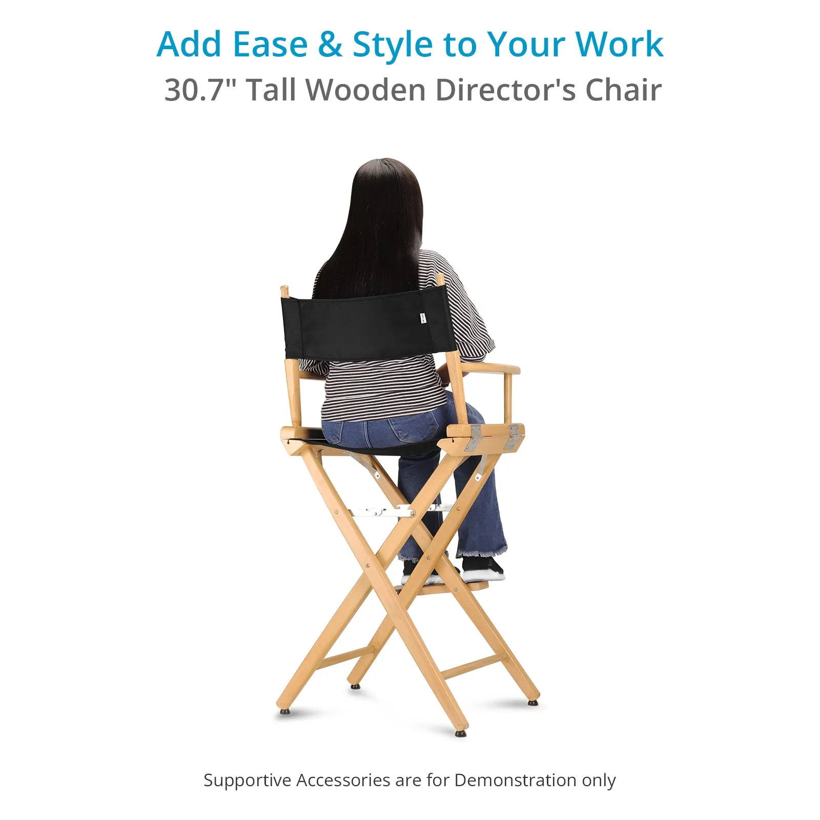 Proaim Foldable 30 Director Chair for Movies, Film Sets, Studios & More