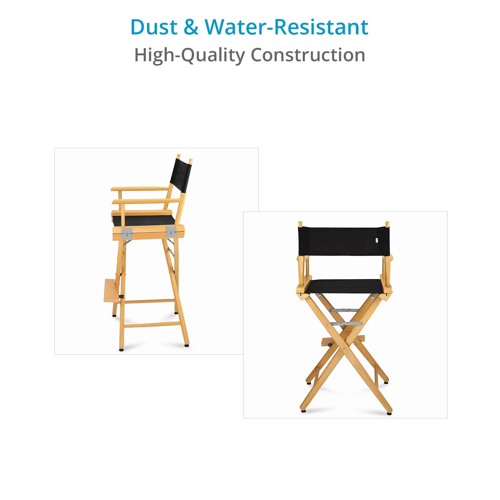 Proaim Foldable 30 Director Chair for Movies, Film Sets, Studios & More