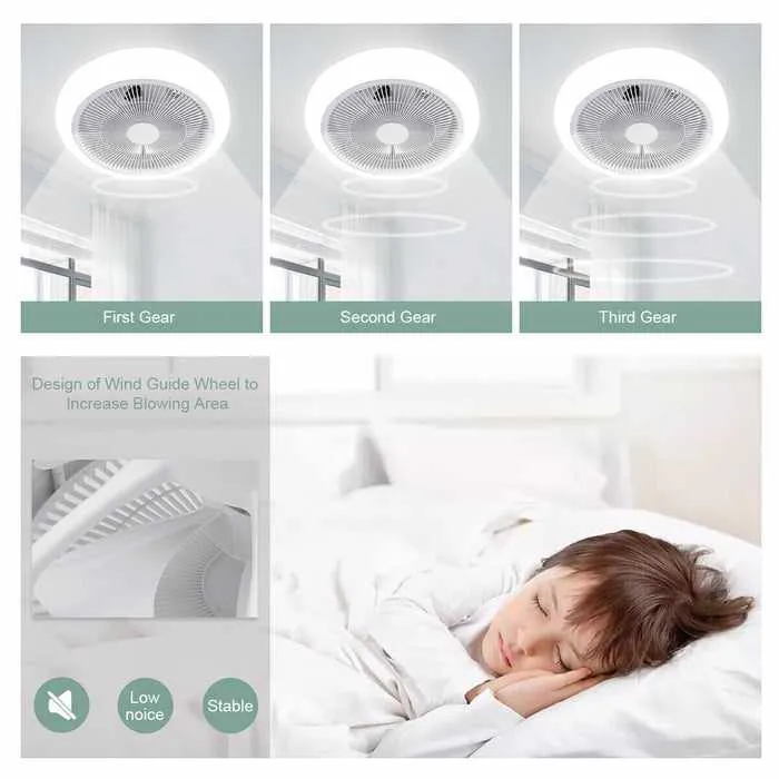 Remote Control Ceiling Fan With Lights