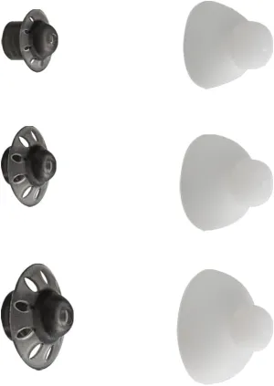 Replacement Earmold Earbud Earplug for Tubeless Covert FBI Police 3.5mm /1 Pin Listen Only Earpiece Headset