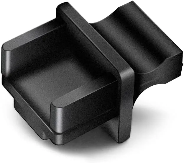RJ45 Dust Cover Ethernet Port Plugs Network Switch LAN Protector for Copper RJ45 Female Jack Fiber Optic Terminal Hubs Routers Slot, Black Silicone, 50pcs