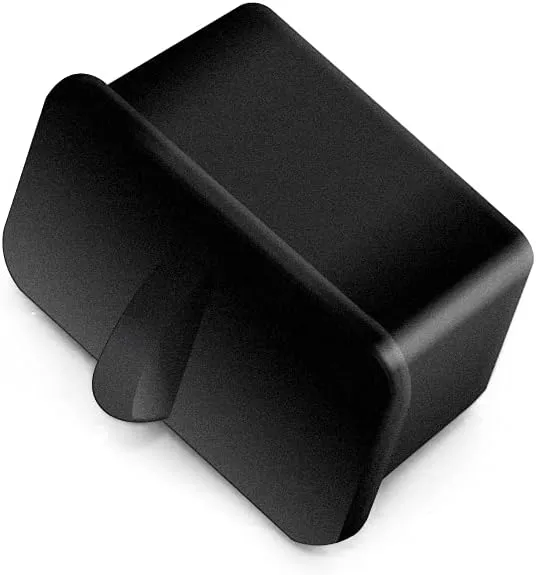 SFP-A 100 Counts Dust Cover Caps Ethernet Port Plugs Protector for Network Switches Routers Hubs Slot Port, Black Silicone,15x10x17mm