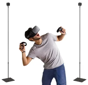 Skywin VR Tripod Glass Stand, Base Station Mount, Compatible with Steam VR Base Station 2.0 & Oculus Rift Constellation (2 Stands)