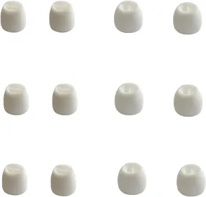 Small Ear Tips Extra Small Earbuds Tips Replacement for Wireless Wired in-ear Earphones fit 4.0mm-5.5mm Nozzles White