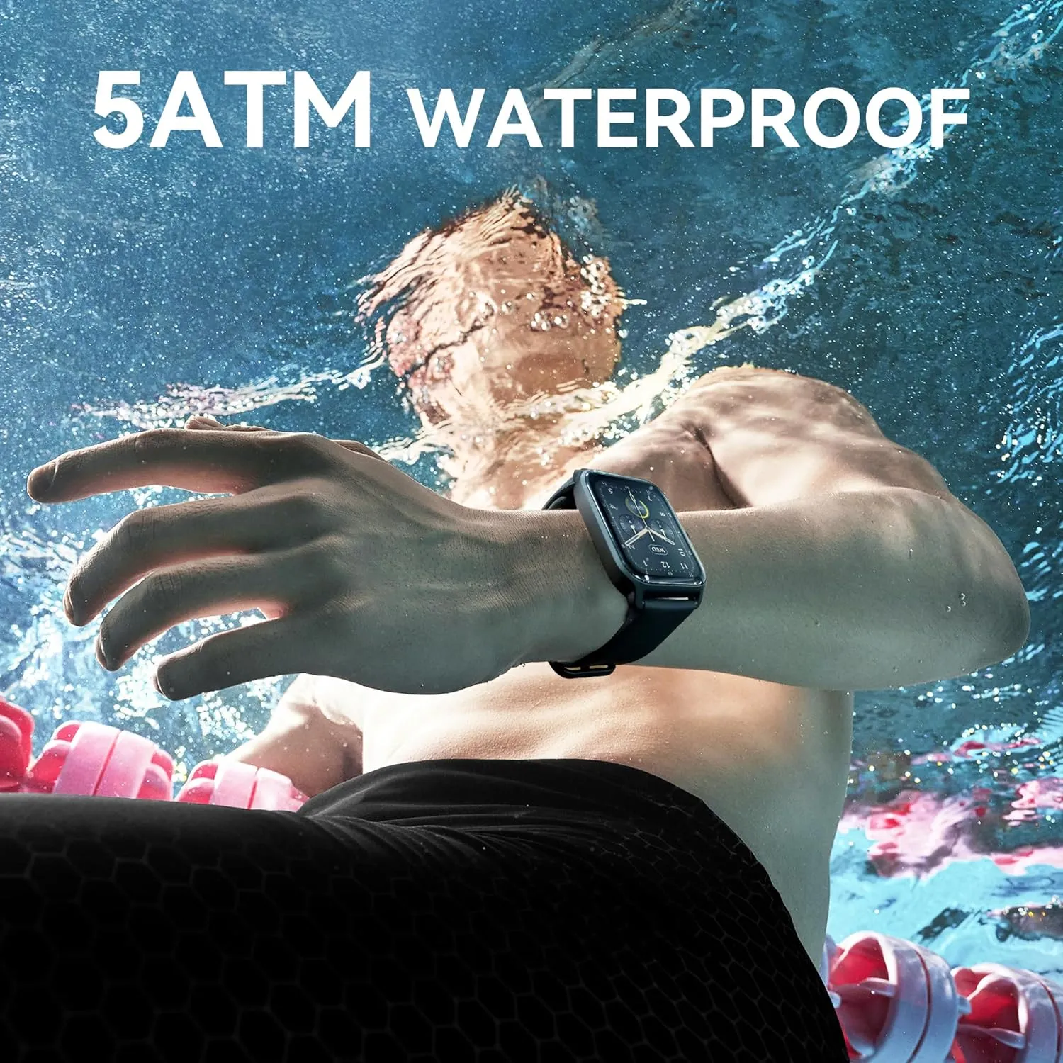 Smart Watch for Men(Answer/Make Call),Alexa Built-in,1.8"Fitness Tracker with Heart Rate Sleep SpO2 Monitor,100 Sport Mode,5ATM Waterproof,Activity Trackers and Smartwatches for iOS and Android Phones
