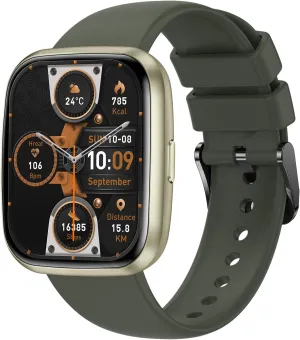 Smart Watches for Men/Women, 1.75" Bluetooth Call, AI Voice Smartwatch, 24/7 Heart Rate Monitor, Blood Pressure/SpO2/Sleep Tracker, IP68 Waterproof, 100  Sports Fitness Tracker for Android iOS Green