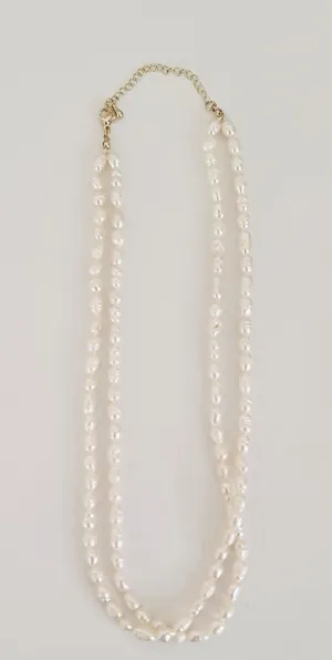 Some Double Freshwater Pearl Necklace 986