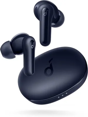 Soundcore by Anker Life P2 Mini True Wireless Earbuds, Bluetooth 5.2, 10mm Drivers for Big Bass, Custom EQ, 32H Playtime, Fast Charging, Comfortable, Tiny Size for Daily Use, Commute, Work