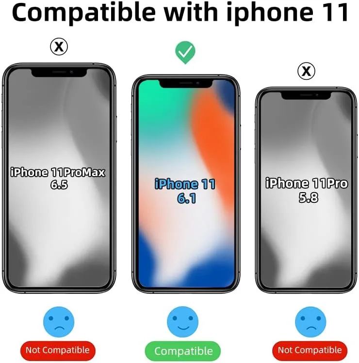 Strong Magnetic Clear for iPhone 11 Case [Compatible with MagSafe] [Military Grade Drop Tested] Shockproof Protective Slim Thin Phone Cover 6.1 Inch Clear