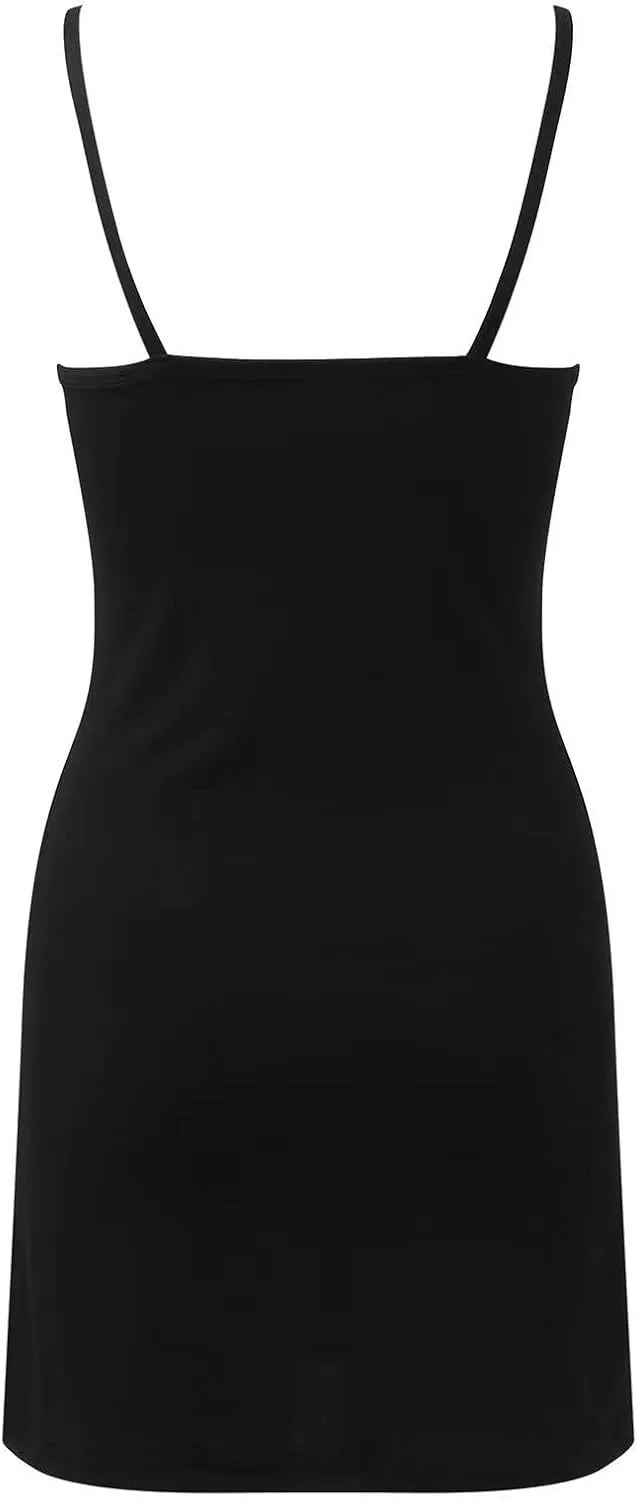 Summer Dresses for Women 2025 Boho Sexy Sleeveless Floral Print Tie Shoulder Cami Mini Dress A Line V-Neck Short Dresses