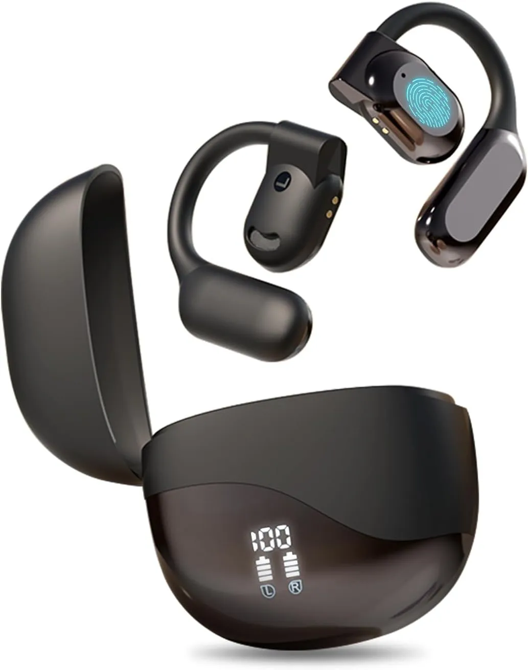 Translation Earbuds Real Time - 144 Language Ai Translator Earbuds, 3 in 1 Wireless Bluetooth Headphones Translator Device for iOS and Android, Simultaneous Wireless Bluetooth Translation