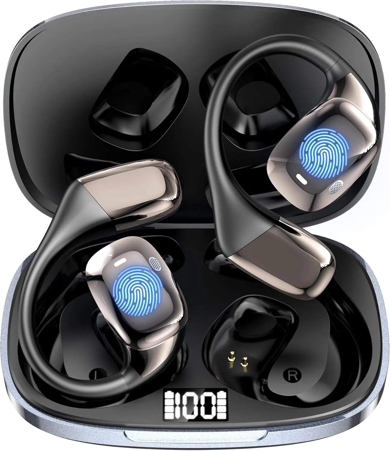 Translation Earbuds Real Time, 3-in-1 AI Translator Earbuds for 144 Languages,Bluetooth Wireless Earphone, Two-Way TWS Translator Device with APP Fit iOS and Android for Travel, Learning and Business