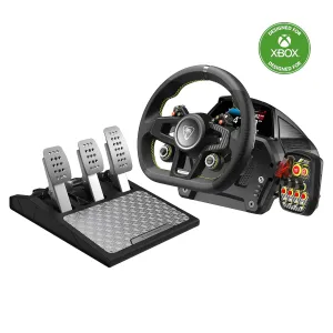 Turtle Beach VelocityOne Race Wheel & Pedal System Licensed for Xbox Series X|S, Xbox One, Windows PCs  7.2Nm Direct Drive Force Feedback, 3 Pedals & Magnetic Paddle Shifters, Hall Effect Sensors