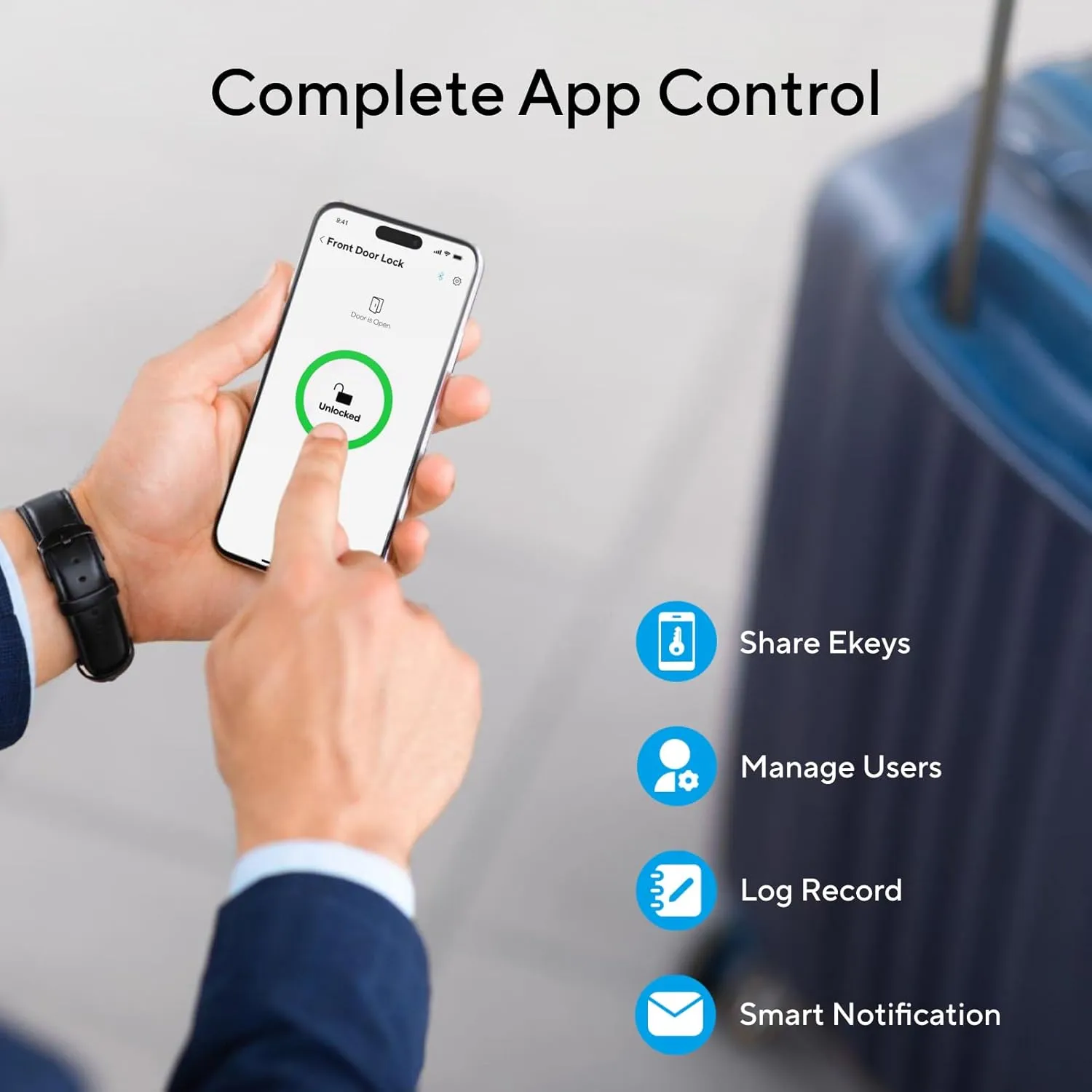 ULTRALOQ U-Bolt Z-Wave Smart Lock with WiFi Hub, Zwave Deadbolt with Door Sensor, Works with Z-Wave Plus, Alexa, Google, Home Assistant, Compatible with SmartThings, Hubitat, Ezlo, etc, ANSI Grade 1